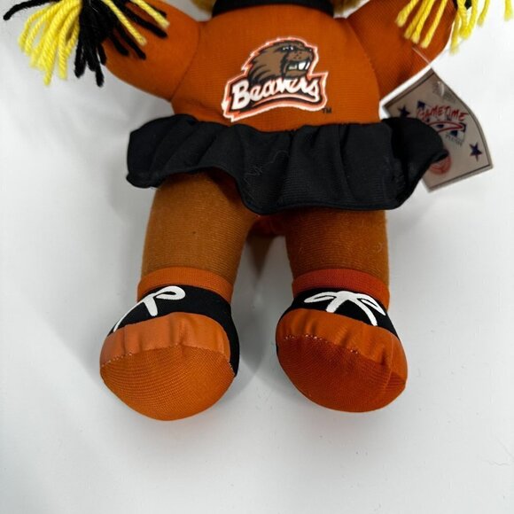 Oregon State Beavers Cheerleader Bear with Tag Stuffed Animal Plush - Picture 4 of 11